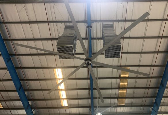 lắp đặt quạt HVLS